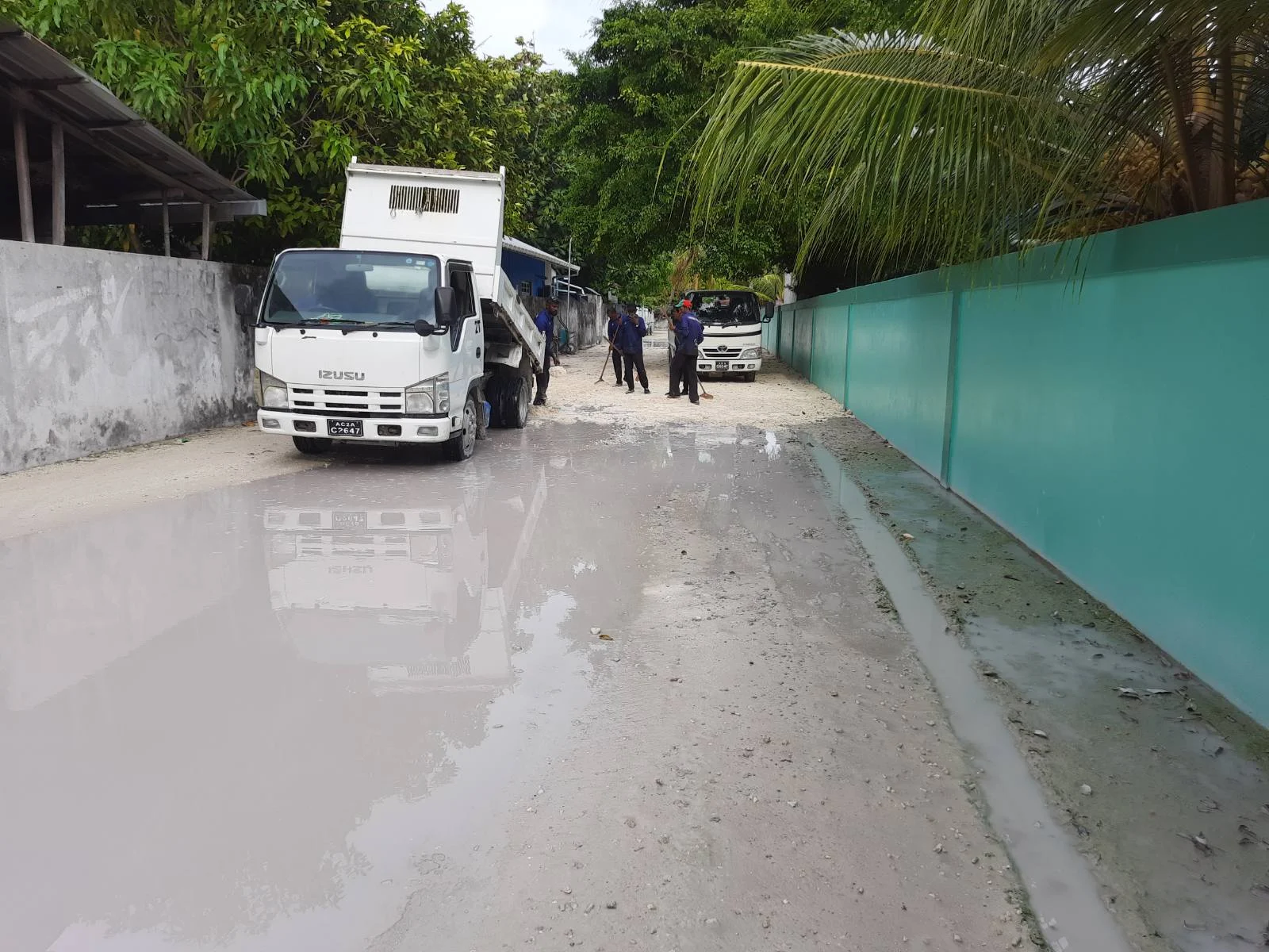 މަގުތަކަށް ވެލިއަޅައި ފެތުރުމުގެ މަސައްކަތް މިއަދުވެސް ކުރިއަށް ދިޔަ!