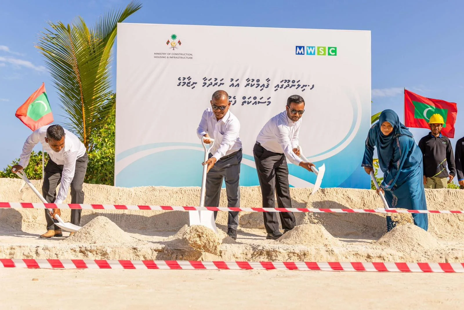 ފ.ނިލަންދޫގައި ޤާއިމްކުރާ އައު ނަރުދަމާނިޒާމުގެ ޢަމަލީ މަސައްކަތް ފަށްޓަވައި ދެއްވައިފި.